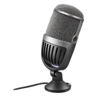 podcast microphone sticker