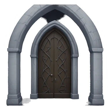 gothic entrance sticker