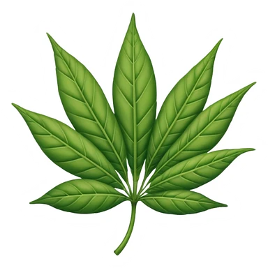 Hoja de mariguana sticker