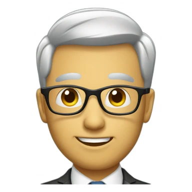 A business gentleman sticker