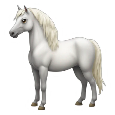 Une licorne à cheval sticker
