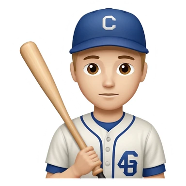baseball player sticker