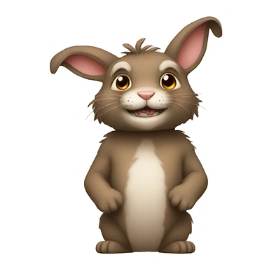  Beast, human,rabbit sticker