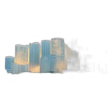 city of Miami skyline sticker