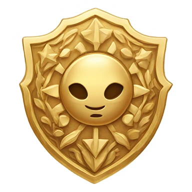 golden badge sticker