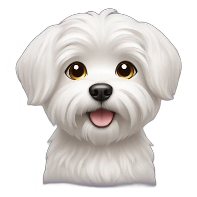 Mini Maltese Dog sticker