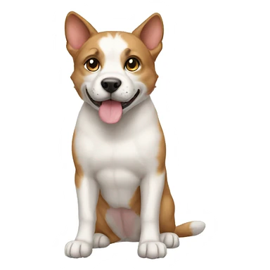 dog cat hybrid sticker