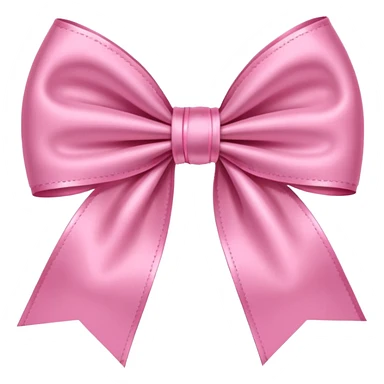 Pink cute bow sticker