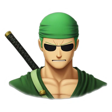 Roronoa Zoro one piece sticker