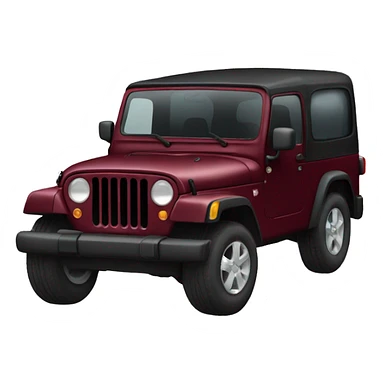 maroon jeep sticker