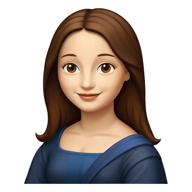 a Mona Lisa's picture sticker