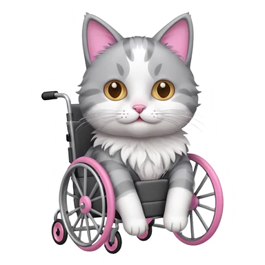 cat wheelchair sticker