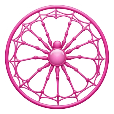 pink web sticker