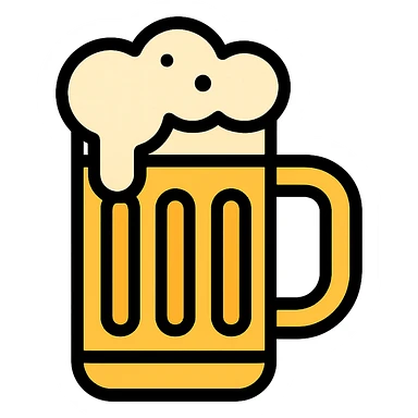 beer mug sticker