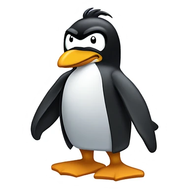 Disney club penguin sticker