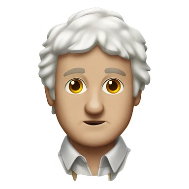 Jason Segel with beak  sticker