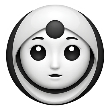 Jin Yang circle sticker