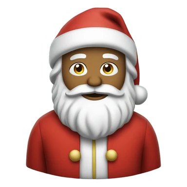 Santa Claus in a red coat sticker
