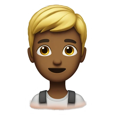 A boy saying “too soon” in a zesty way sticker