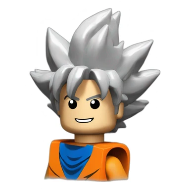 Lego goku sticker