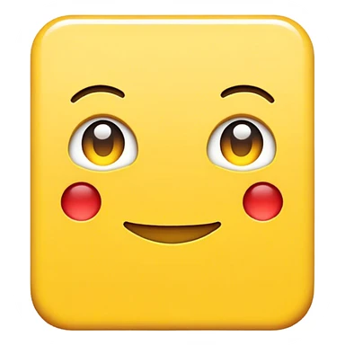 yellow emoji pixel sticker