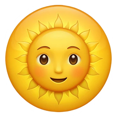 yellow sun sticker