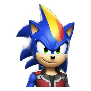 gay sonic sticker