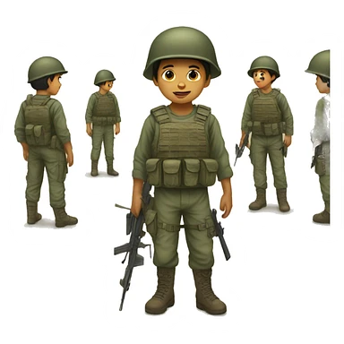 niños en guerra sticker