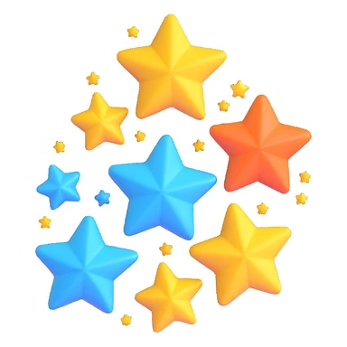 magic stars sticker