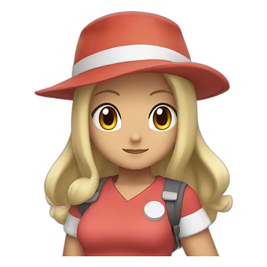 Serena Pokemon Trainer sticker