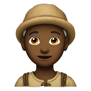 peasant child sticker