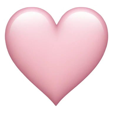 a light pink heart sticker