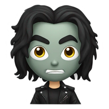 Eric draven playing rock sticker