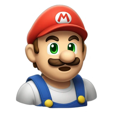 Mario Shrugging sticker
