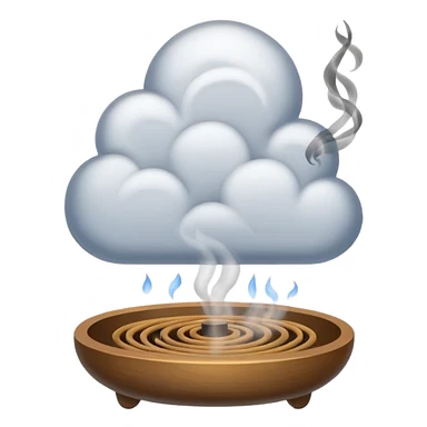 smoking incense sticker