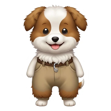 Dog with Pents sticker
