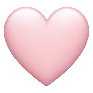 Light pink heart sticker