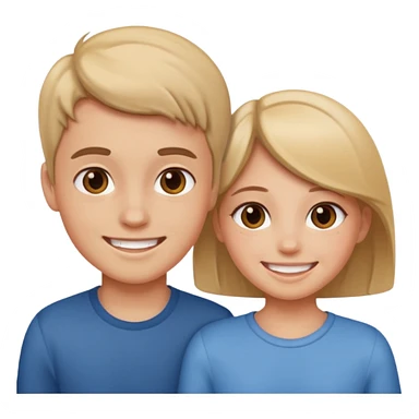 Girl besti and boy bestie  sticker