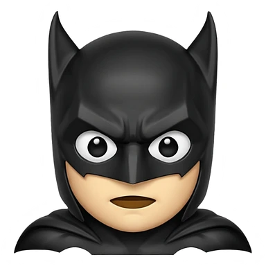 A batman emoji sticker