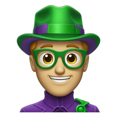 The riddler sticker