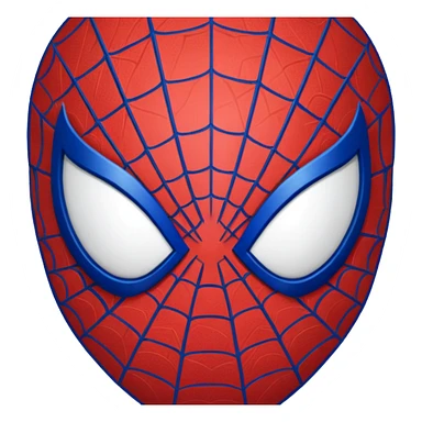 Spider-Man face sticker