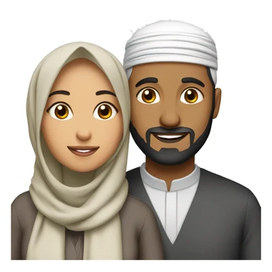 Muslim Couple  sticker