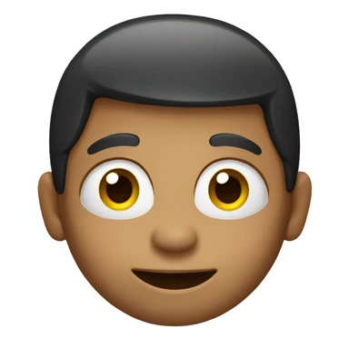 face with finger sticker