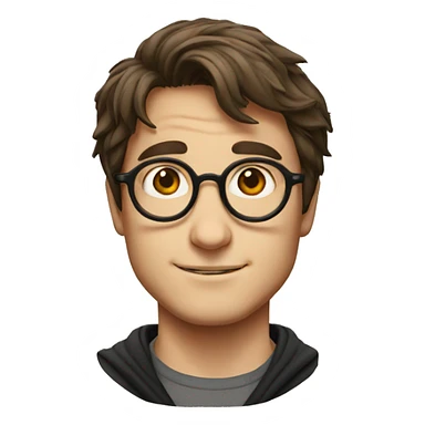 Harry Potter in glasses sticker