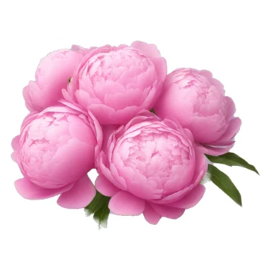 bouquet of peonies sticker