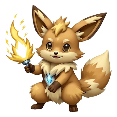 Zeraora-Eevee-fusion sticker