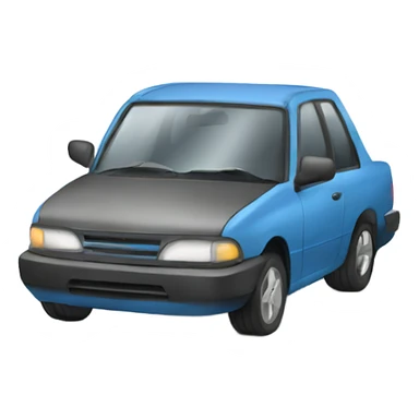 2 broken cars sticker