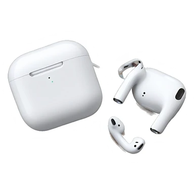 Apple AirPods Pro with two cow  sticker