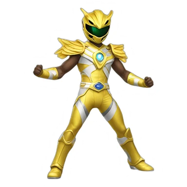 celestial dragon power ranger full body sticker