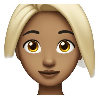 pretty black haired girl with light skin and freckles  sticker